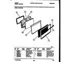 Tappan 31-2759-23-05 door parts diagram