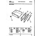 Tappan 31-2759-23-05 drawer parts diagram