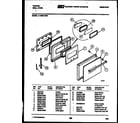 Tappan 11-4969-00-04 door parts diagram