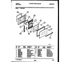 Tappan 11-1559-00-04 door parts diagram