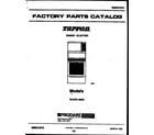 Tappan 73-3751-00-01 cover page diagram