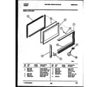 Tappan 73-3751-66-01 upper oven door parts diagram