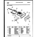 Tappan 30-3649-23-07 broiler drawer parts diagram