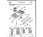 Tappan 30-3649-66-07 cooktop parts diagram