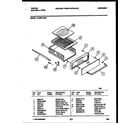 Tappan 12-2299-10-05 broiler drawer parts diagram