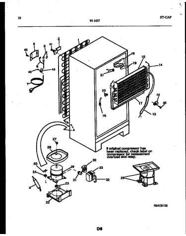 System and automatic defrost parts