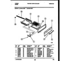Tappan 30-3341-23-03 broiler drawer parts diagram