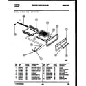 Tappan 30-3341-00-03 broiler drawer parts diagram