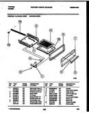 Broiler drawer parts