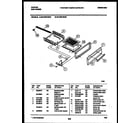 Tappan 30-3350-00-04 broiler drawer parts diagram