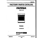 Tappan 32-2639-00-06 cover page diagram