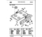 Tappan 32-2639-00-06 cooktop parts diagram