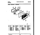 Tappan 30-2251-00-03 door parts diagram