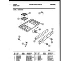 Tappan 30-2549-23-07 cooktop parts diagram