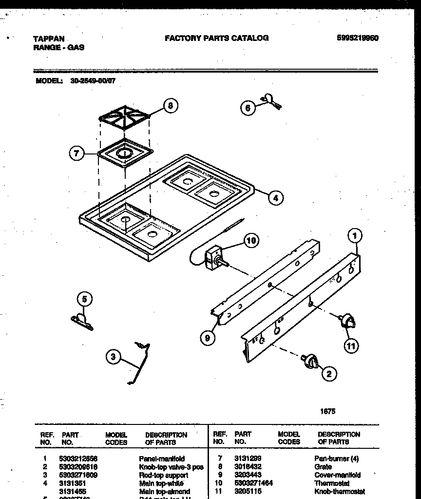 Cooktop parts