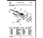 Tappan 30-2542-23-01 broiler drawer parts diagram