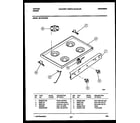 Tappan 30-2132-23-01 cooktop parts diagram