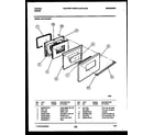 Tappan 30-2132-23-01 door parts diagram