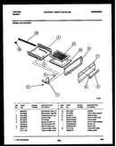Broiler drawer parts