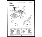 Tappan 30-2242-23-01 cooktop parts diagram