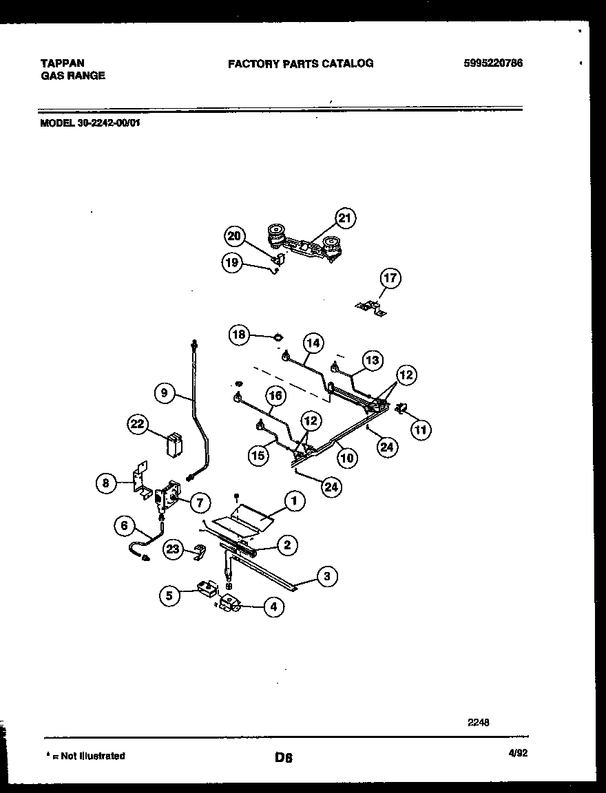 BURNER, MANIFOLD AND GAS CONTROL