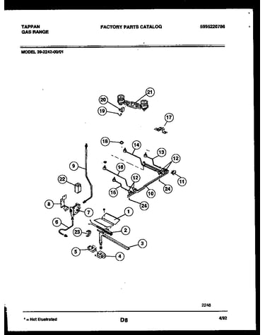 Burner, manifold and gas control