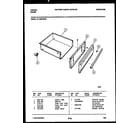 Tappan 37-1039-23-05 drawer parts diagram