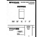 Tappan 95-1982-23-00 cover diagram
