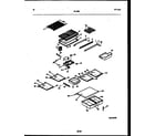 Tappan 95-1982-23-00 shelves and supports diagram