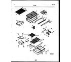 Tappan 95-1962-00-00 shelves and supports diagram