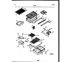 Tappan 95-1962-23-00 shelves and supports diagram