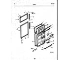 Tappan 95-2182-00-00 door parts diagram