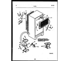 Tappan 95-1781-66-01 system and automatic defrost parts diagram