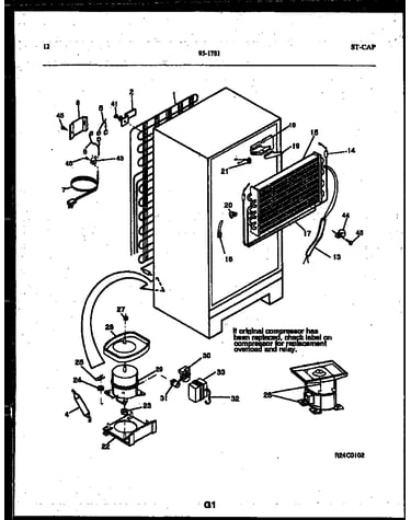 System and automatic defrost parts