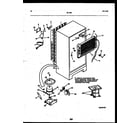 Tappan 95-1781-23-01 system and automatic defrost parts diagram