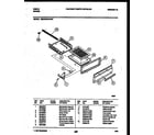 Tappan 30KPMAWHN1 broiler drawer parts diagram