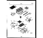 Tappan 95-2162-00-00 shelves and supports diagram