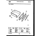 Tappan 30-3852-23-01 drawer parts diagram