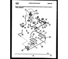 Tappan 30-3852-23-01 burner, manifold and gas control diagram