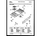 Tappan 30-2252-00-01 cooktop parts diagram