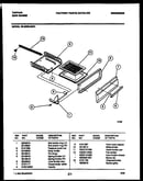 Broiler drawer parts