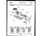 Tappan 30-3352-23-01 cooktop parts diagram