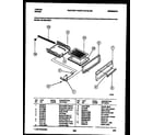 Tappan 30-3352-23-01 broiler drawer parts diagram