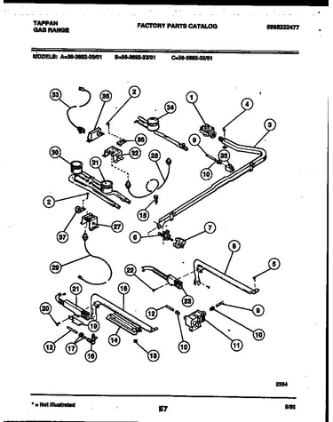 Burner, manifold and gas control