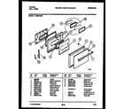 Tappan 11-4989-00-03 door parts diagram