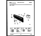 Tappan 61-1014-10-00 console and control parts diagram