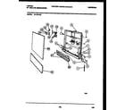 Tappan 61-1014-10-00 door parts diagram