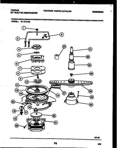 Motor pump parts