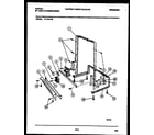 Tappan 61-1014-10-00 power dry and motor parts diagram