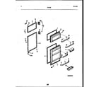 Tappan 95-1522-00-00 door parts diagram